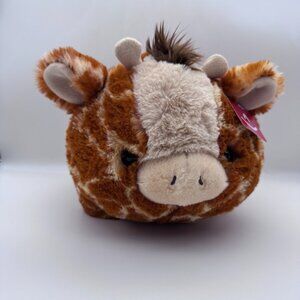 Gerald Giraffe Plush Spudsters Brown Stuffed Animal Toy 10" 2022 Aurora SOFT